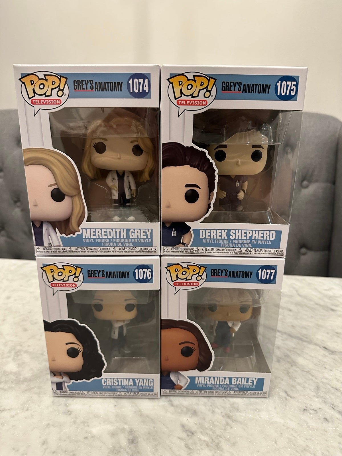 Funko Pop Grey’s Anatomy Bundle With Pop Protectors