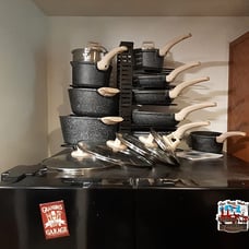 Nonstick Pots and Pans Set,Cookware Sets 19 Pcs Nonstick, Healthy Non Sti