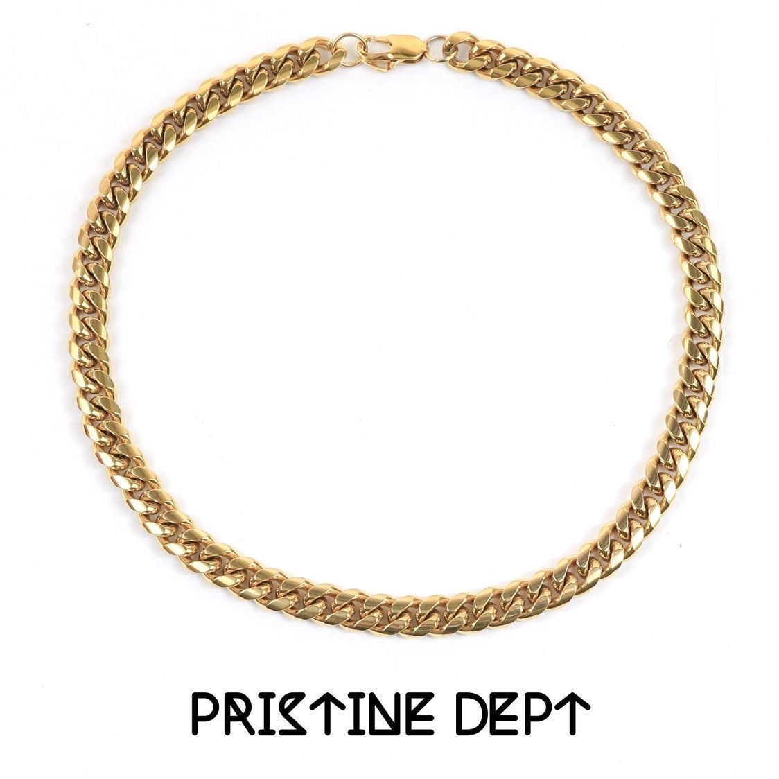 Necklace - Cuban Link Chain Gold