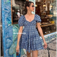 ZARA BLOGGER FAVE!!! A-Line Dress with Balloon Sleeves NWT (L)