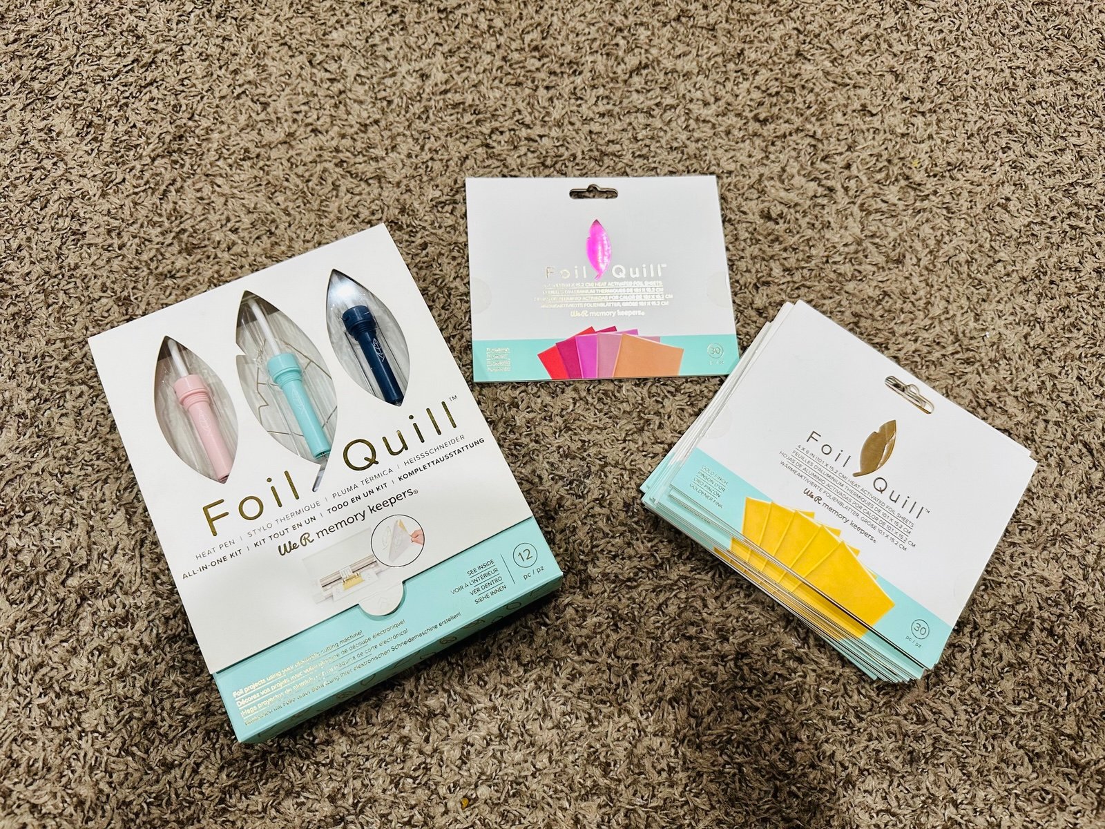 Foil quill bundle