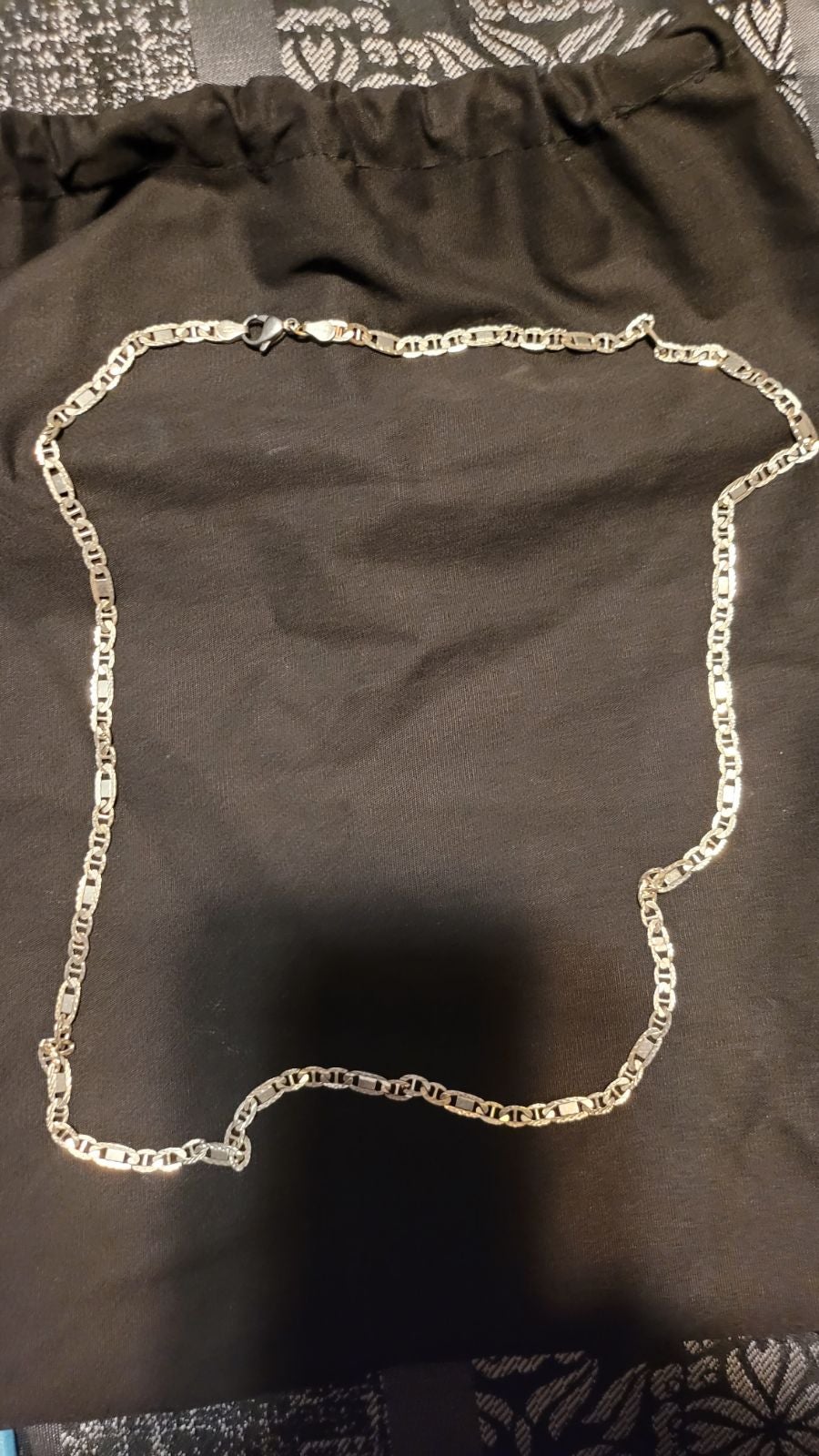Silver Link & Chain Necklace