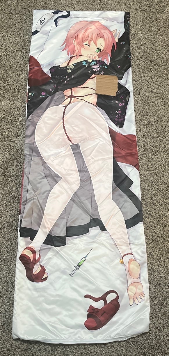 Anime body pillow