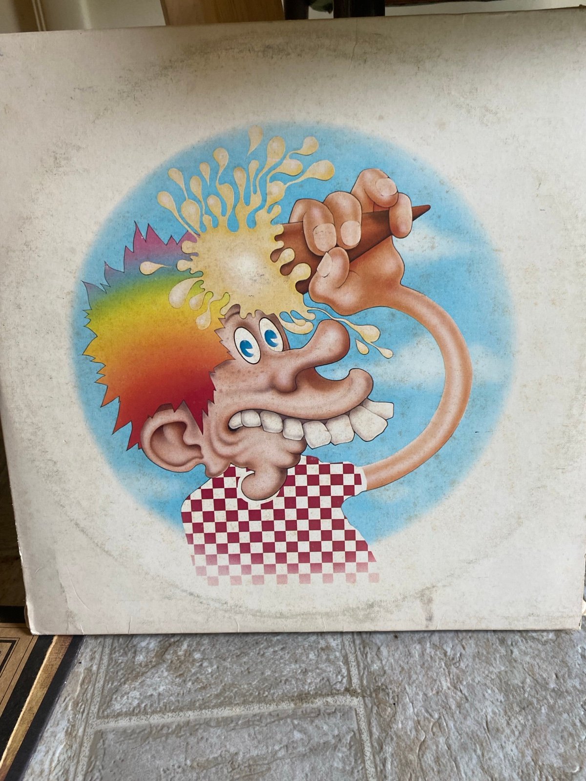 Grateful Dead Europe '72 3 x LP 1972 3WX-2668 Booklet Tri-Fold Vinyl is VG