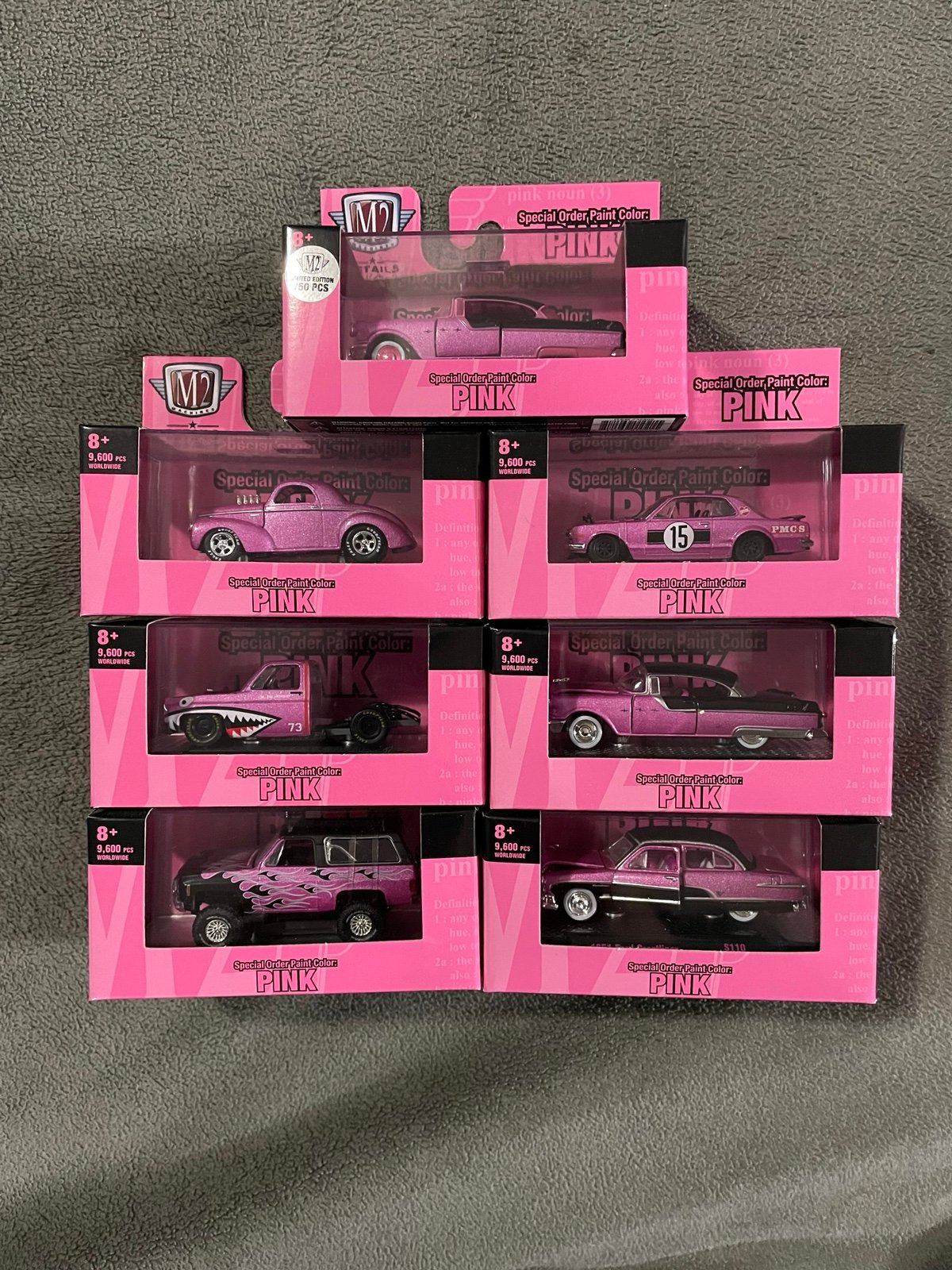 M2 Machines 2022 Pink Set with CHASE