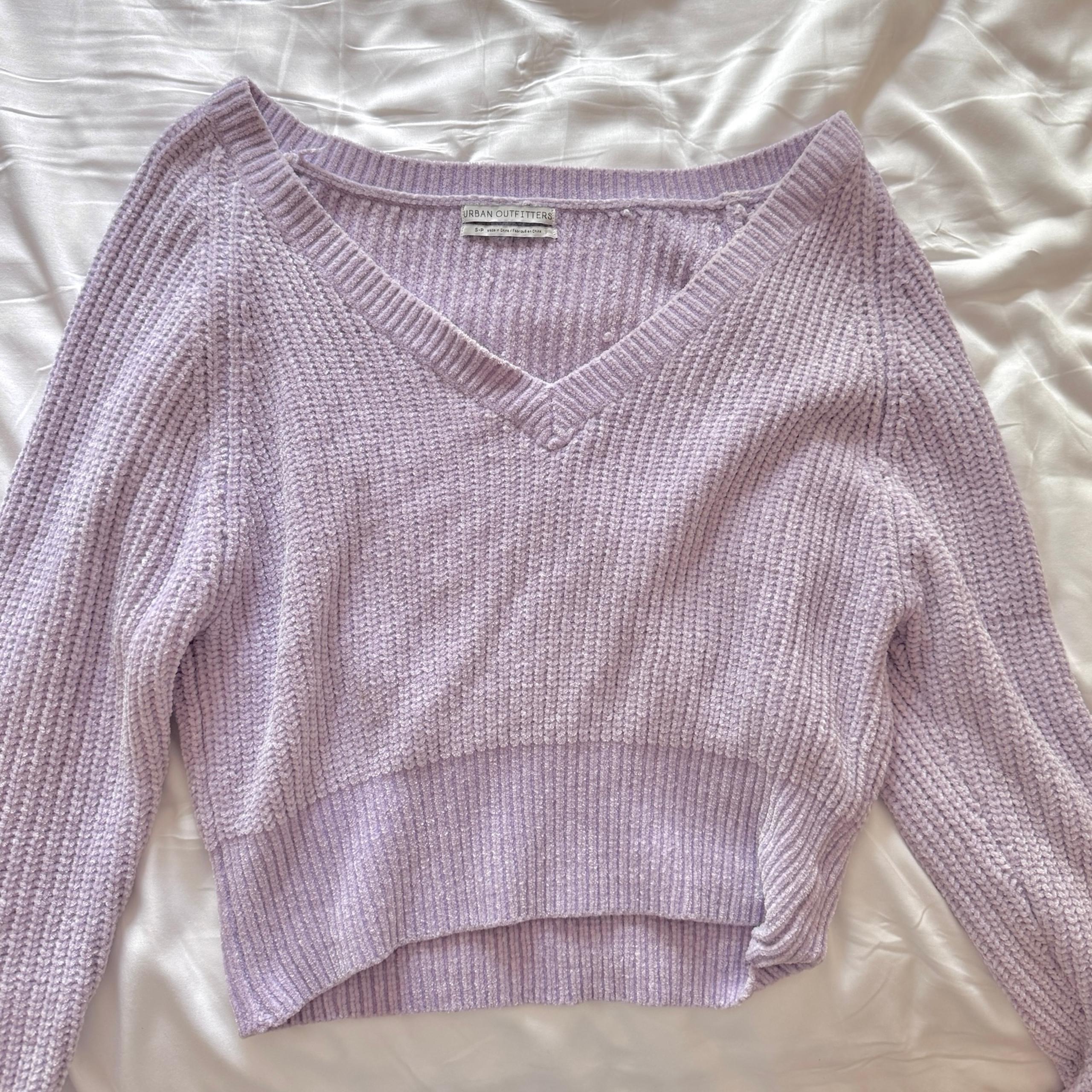Urban Outfitters Lilac V-Neck Sweater