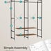 Wardrobe, Iron and Wood Portable Closet are gifts that make children happy -98zs