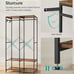 Wardrobe, Iron and Wood Portable Closet are gifts that make children happy -98zs