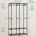 Wardrobe, Iron and Wood Portable Closet are gifts that make children happy -98zs