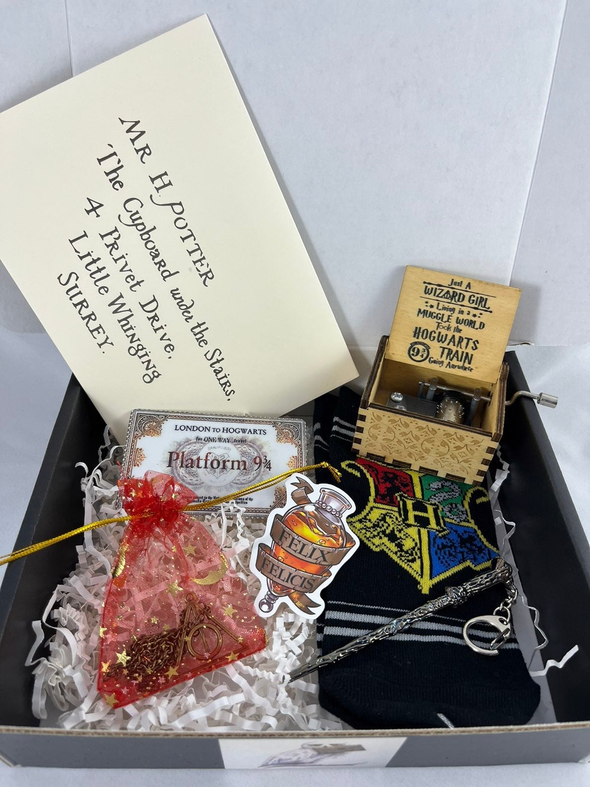 Wizard Themed Music Box Crate
