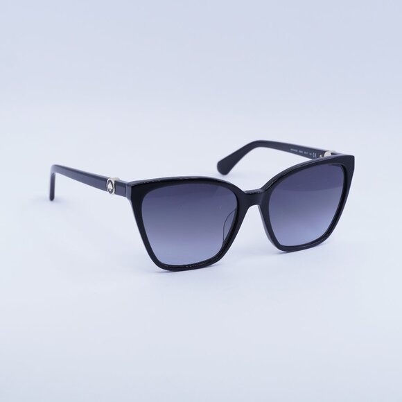New Kate Spade AMIYAH/G/S 02M2 9O Sunglasses - Black Frame, Grey Lenses