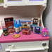 1996 BARBIE Sized TYCO KITCHEN LITTLES Groceries Cans Hotdogs Veges Ice Cream