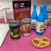 1996 BARBIE Sized TYCO KITCHEN LITTLES Groceries Cans Hotdogs Veges Ice Cream