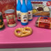 1996 BARBIE Sized TYCO KITCHEN LITTLES Groceries Cans Hotdogs Veges Ice Cream