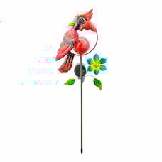 LED Solar Power Lawn Stakes Light Metal Peacock Garden Waterproof Lamps Courtyar
