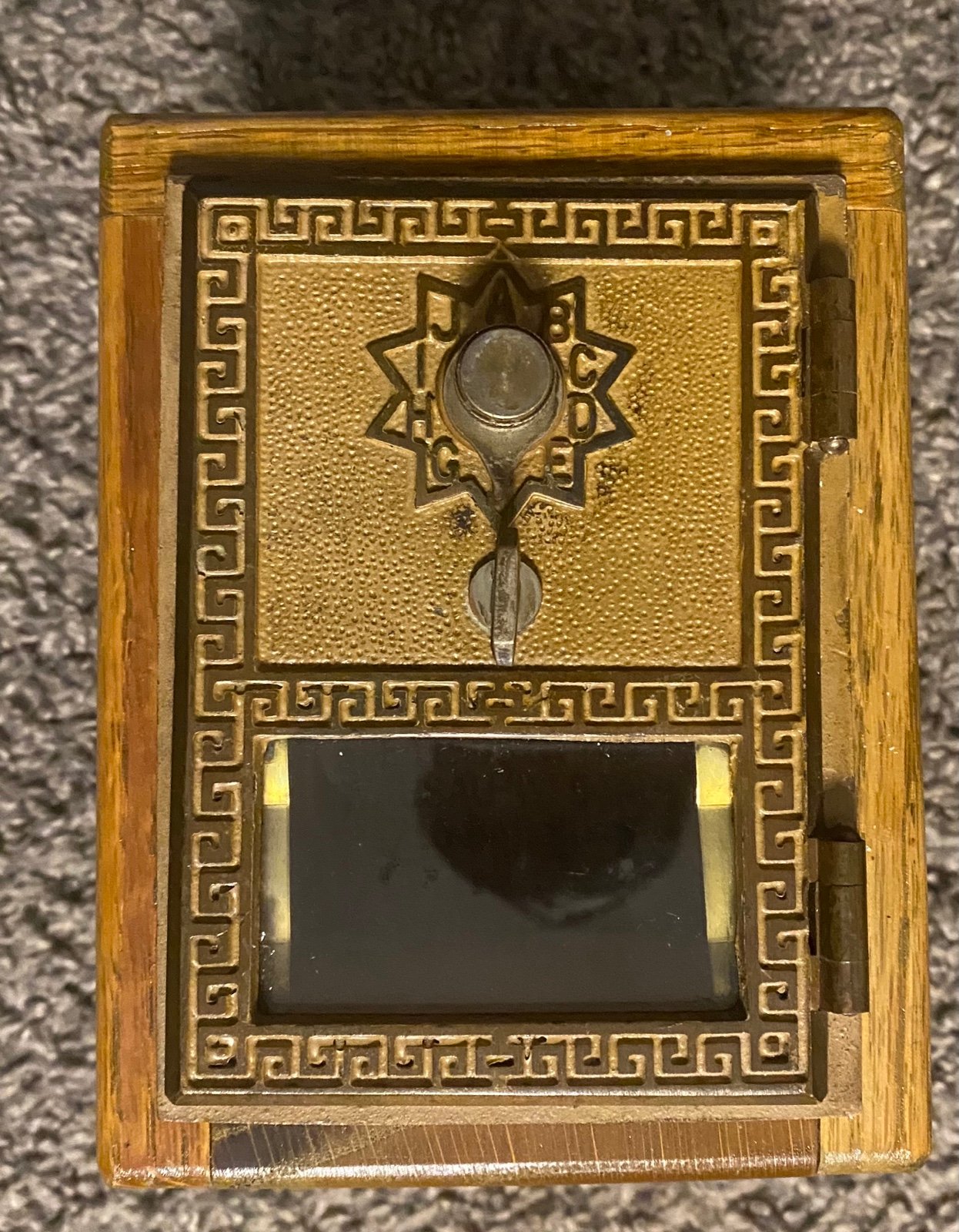 Vintage National 1960 Post Office Box, Upcycled to Bank