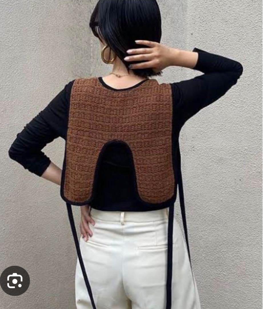 【美品】TODAYFUL Cordyarn Piping Vest TODAYFUL Cordyarn Piping Vest