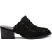 RAG & BONE Weiss Black Suede Silver Studded Pointed Closed Toe Mules Clogs Sz 38