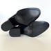 RAG & BONE Weiss Black Suede Silver Studded Pointed Closed Toe Mules Clogs Sz 38