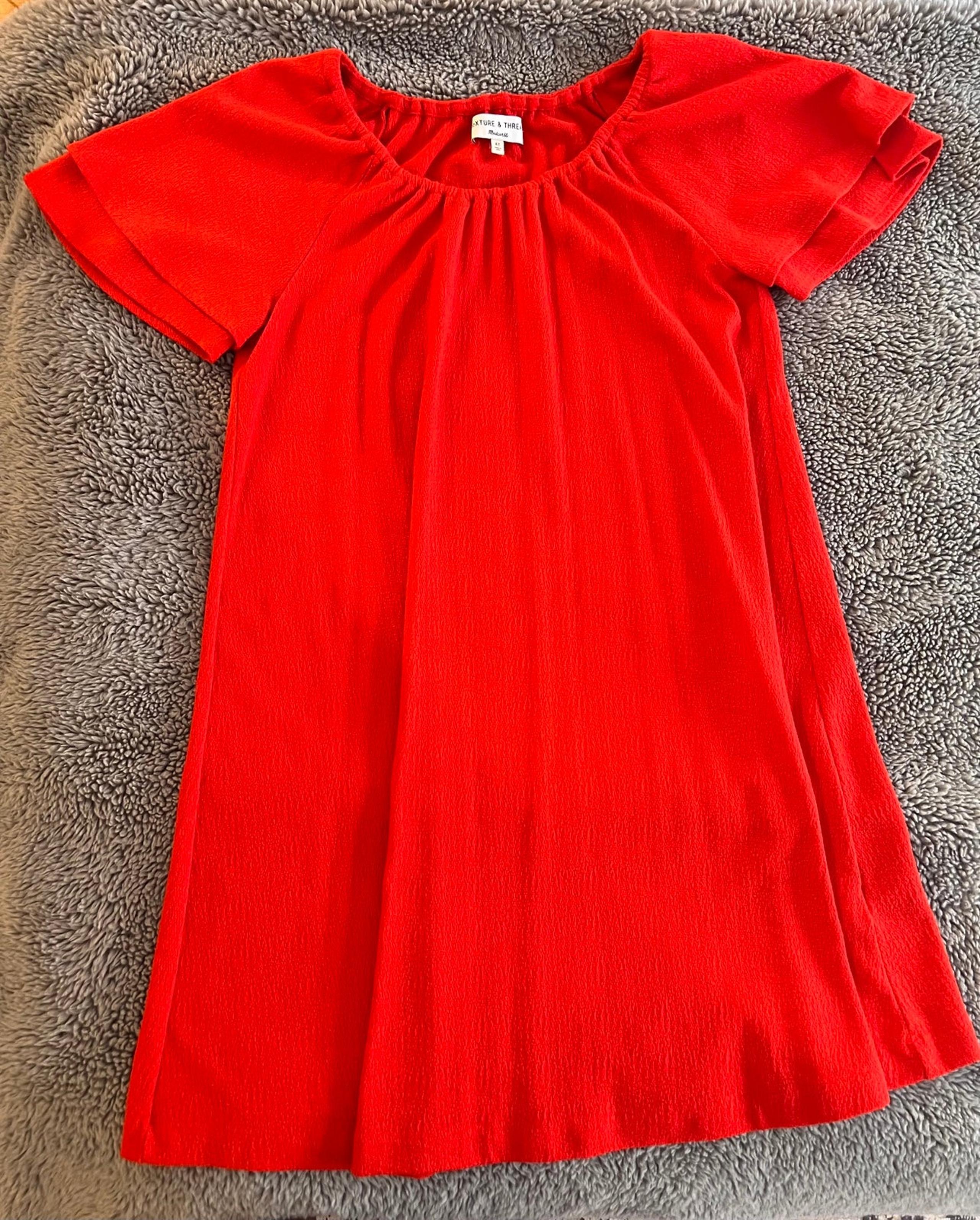 Texture & Thread by Madewell Red Dress Women’s Size XS