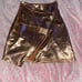 gold pencil mini skirt hot miami styles