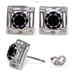 2.5tcw Black Round Moissanite Diamond