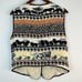 Vintage Platinum by Dorothy Schoelen Safari Animal Print Vest Womens Large 80’s