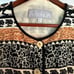 Vintage Platinum by Dorothy Schoelen Safari Animal Print Vest Womens Large 80’s