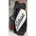 Titleist Golf Premium Stand Bag Dual Carry Strap - Black/White/Red w/ Rain Hood