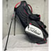 Titleist Golf Premium Stand Bag Dual Carry Strap - Black/White/Red w/ Rain Hood