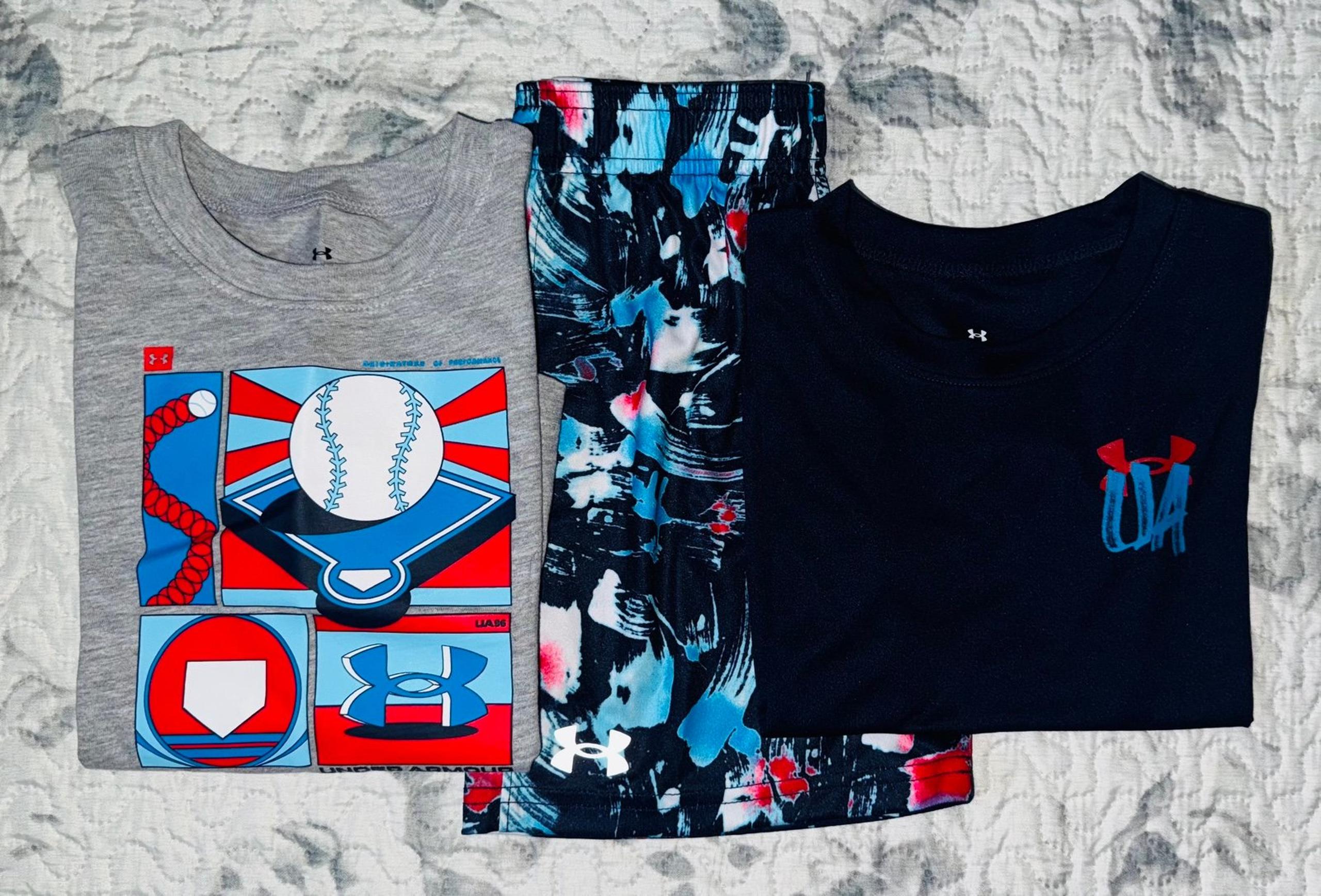 Toddler Boys (3pc) Under Armour Baseball Bundle Sz/ 4T