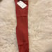 Gucci Interlocking GG Floral Lace Socks in Red