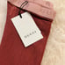 Gucci Interlocking GG Floral Lace Socks in Red