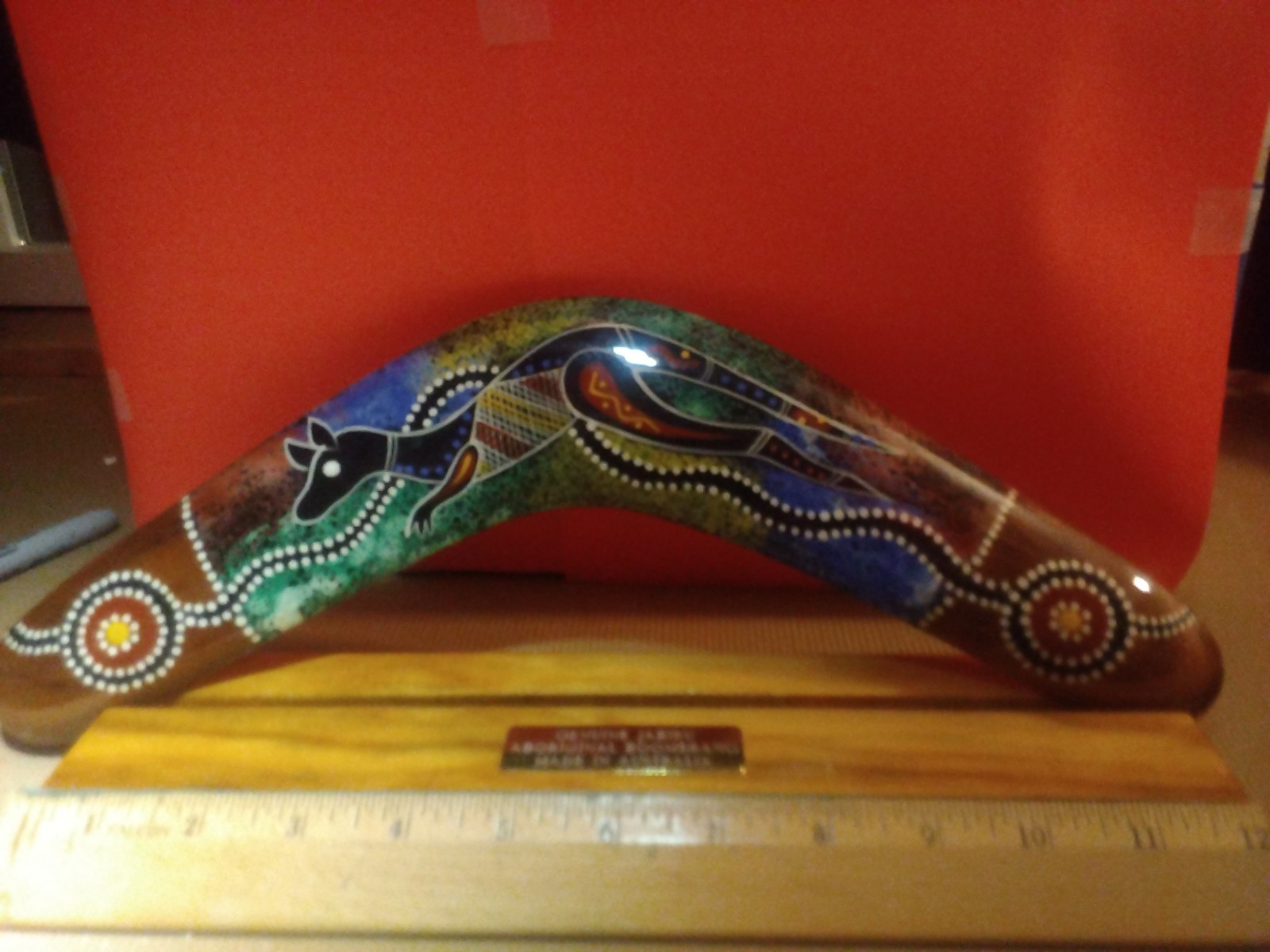 VINTAGE HARDWOOD AUSTRALIAN BOOMERANG
