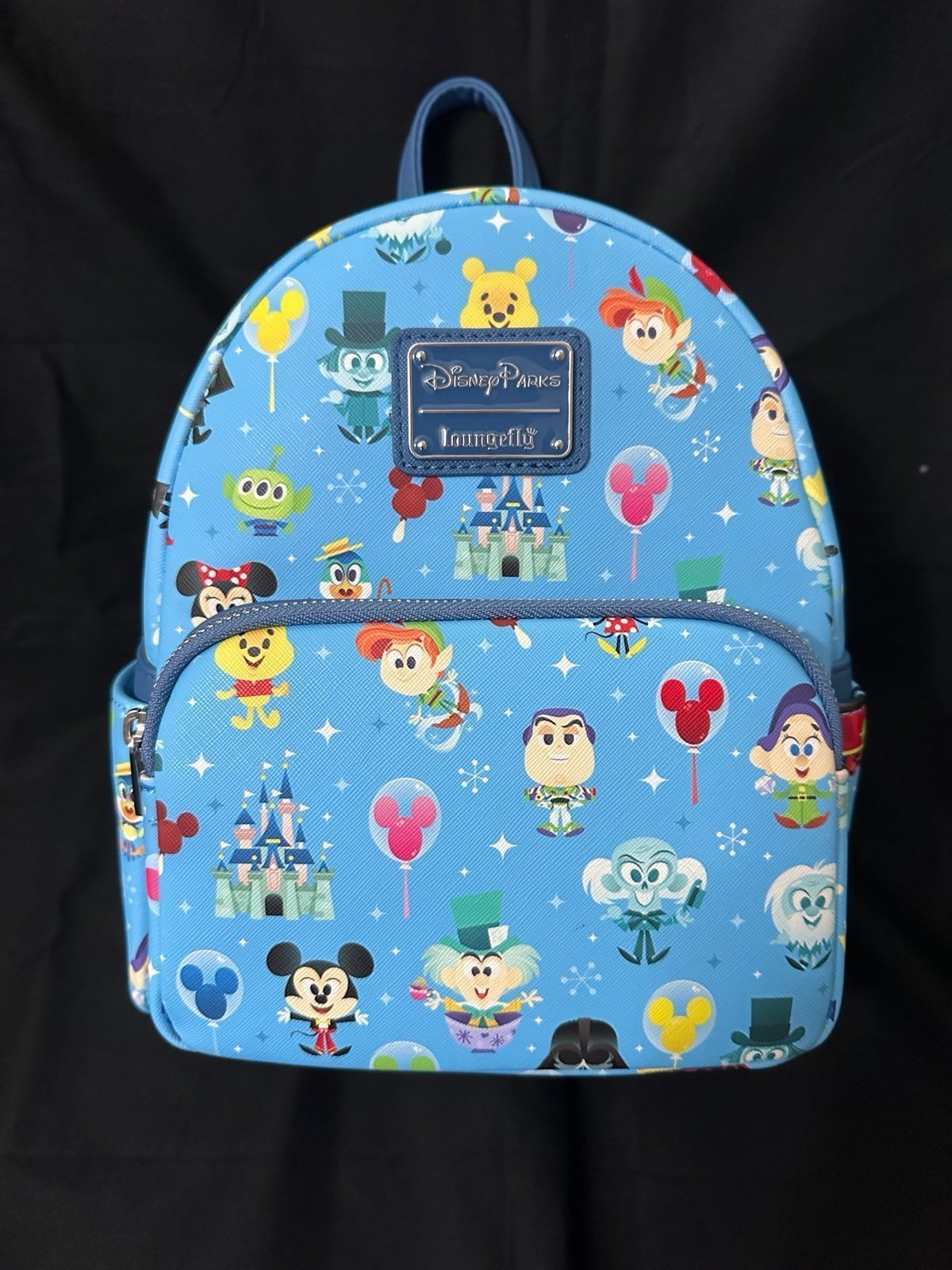 Disney Parks Loungefly Chibi Icons Characters Attractions Mini Backpack NWT