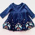 Hanna Andersson Baby Girl Embroidered Tulle Dress 6-12 Months