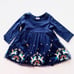 Hanna Andersson Baby Girl Embroidered Tulle Dress 6-12 Months