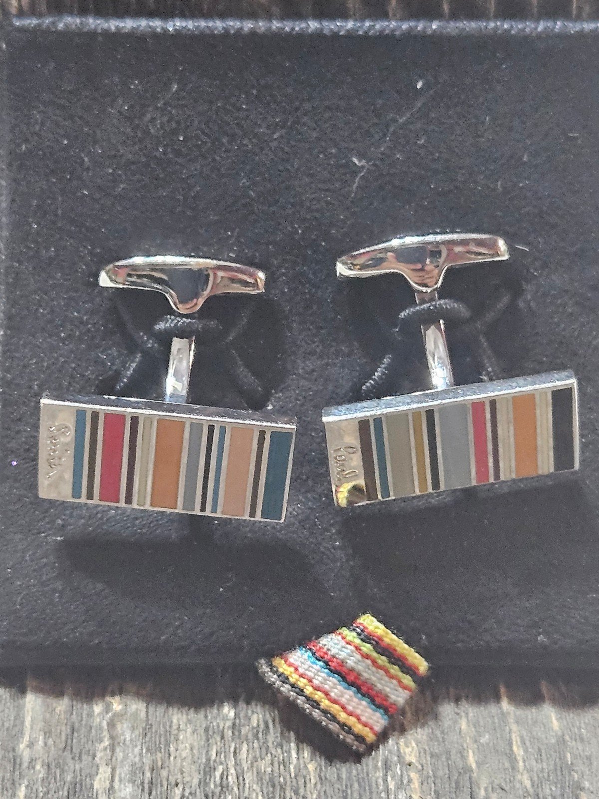 Paul Smith Vintage Stripe Multicolored Cufflinks Cufflinks