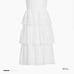 Amanda Uprichard Rosalia White Midi Dress. Dry cleaned. Worn once.