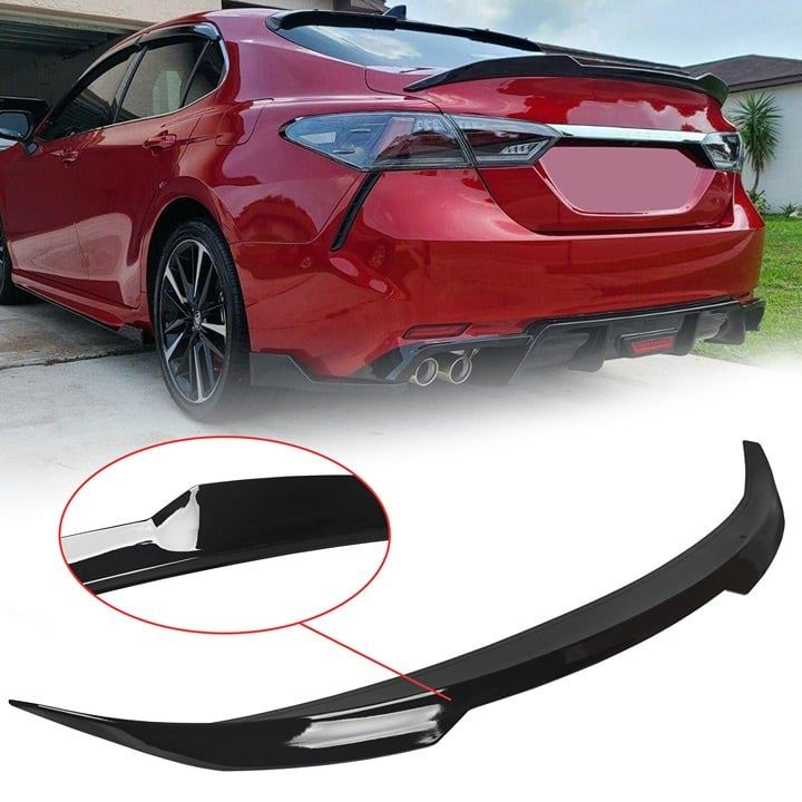 2018-2024 Toyota New Camry Rear Spoiler Gloss PG Style Gloss Black Spoiler