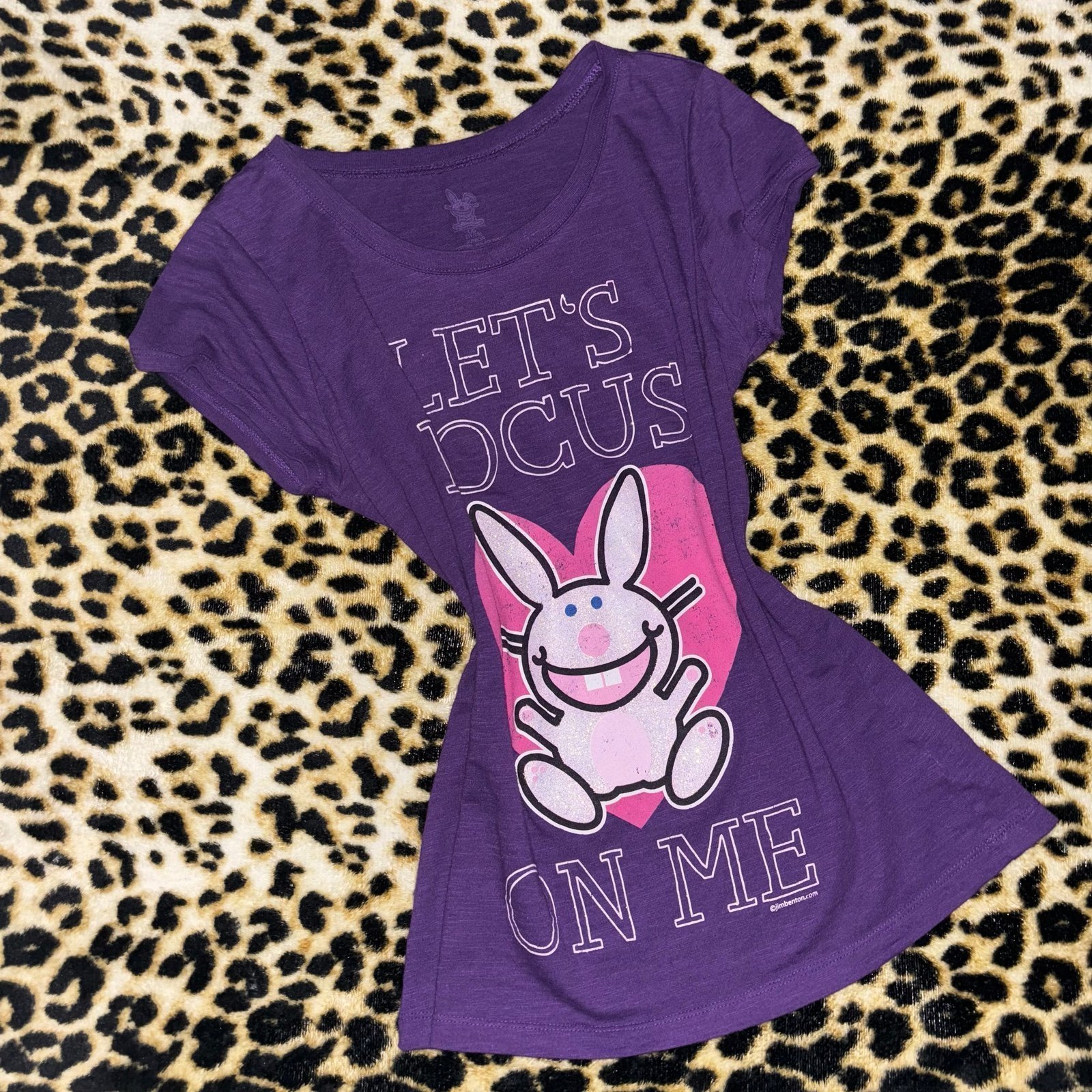 happy bunny let’s focus on me shirt !