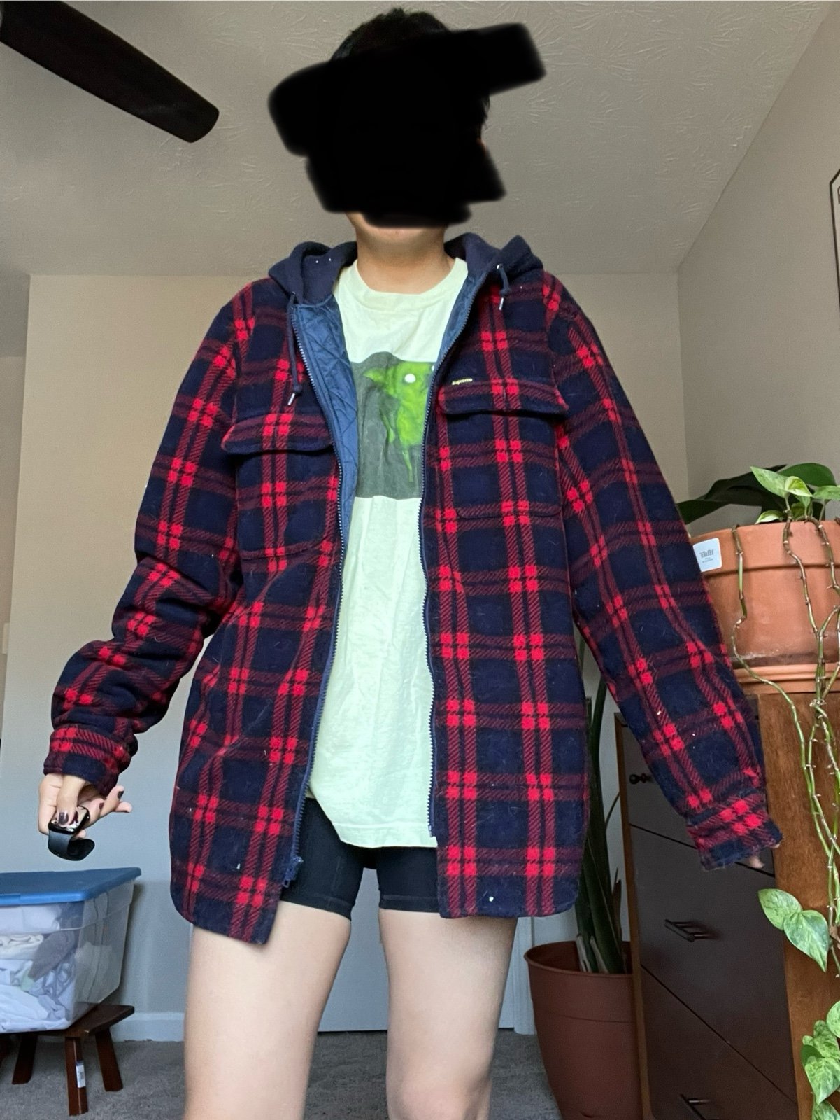 Supreme Men's Red Hoodie jacket L size Good condition