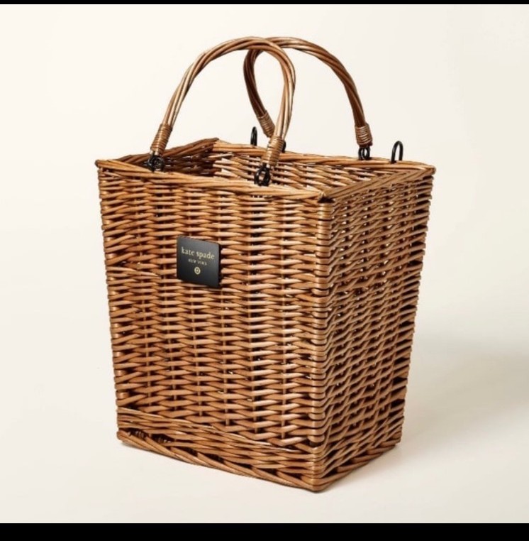 Adult Woven Bicycle Bike Basket Natural - Kate Spade New York x Target