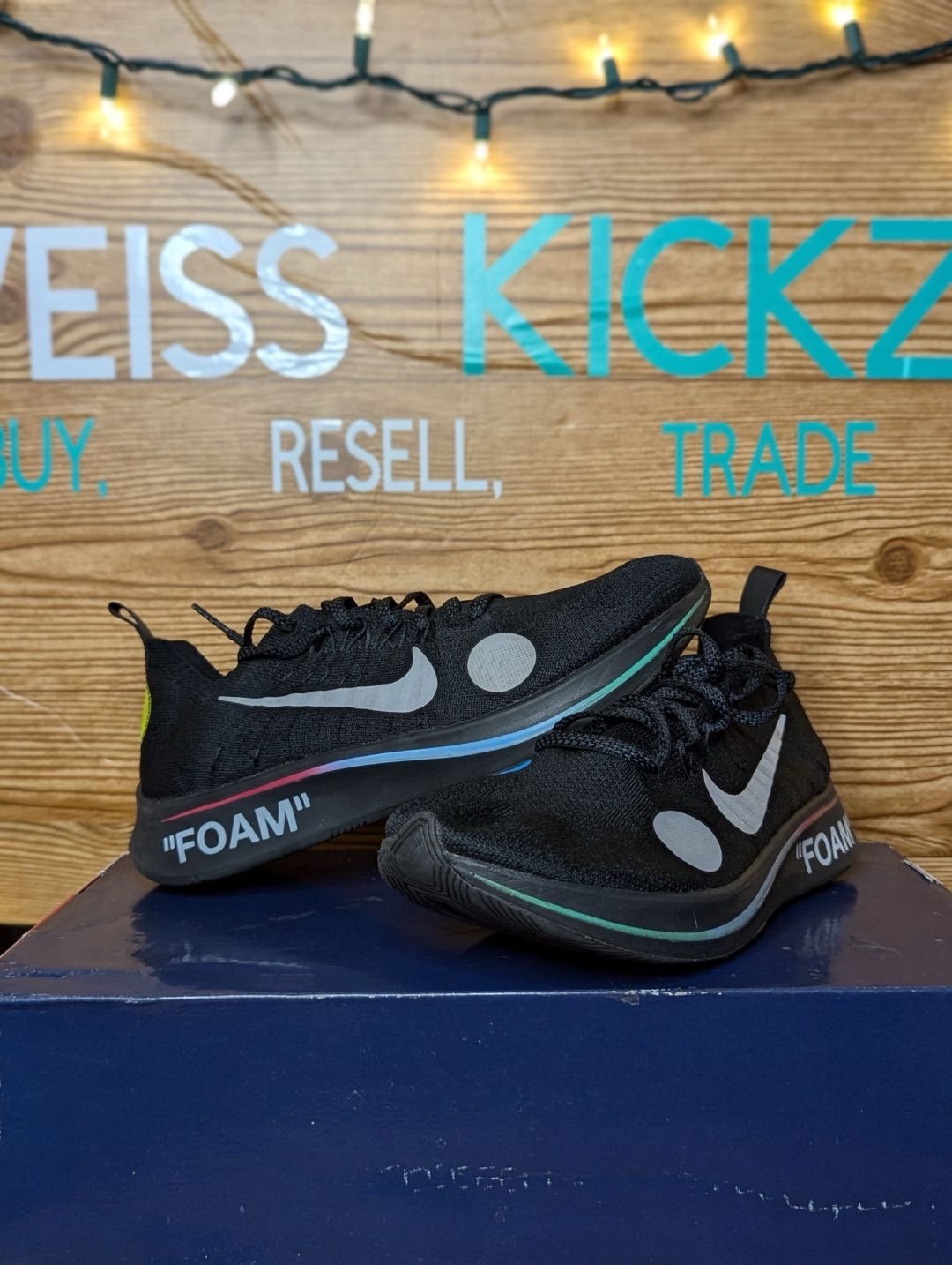 Nike off white zoom mercurial black