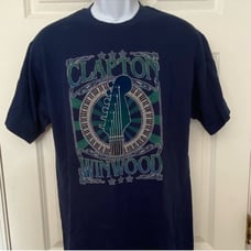 Official Tour Merchandise 2009 Clapton/Windwood concert tee. NWOT. Rare find.