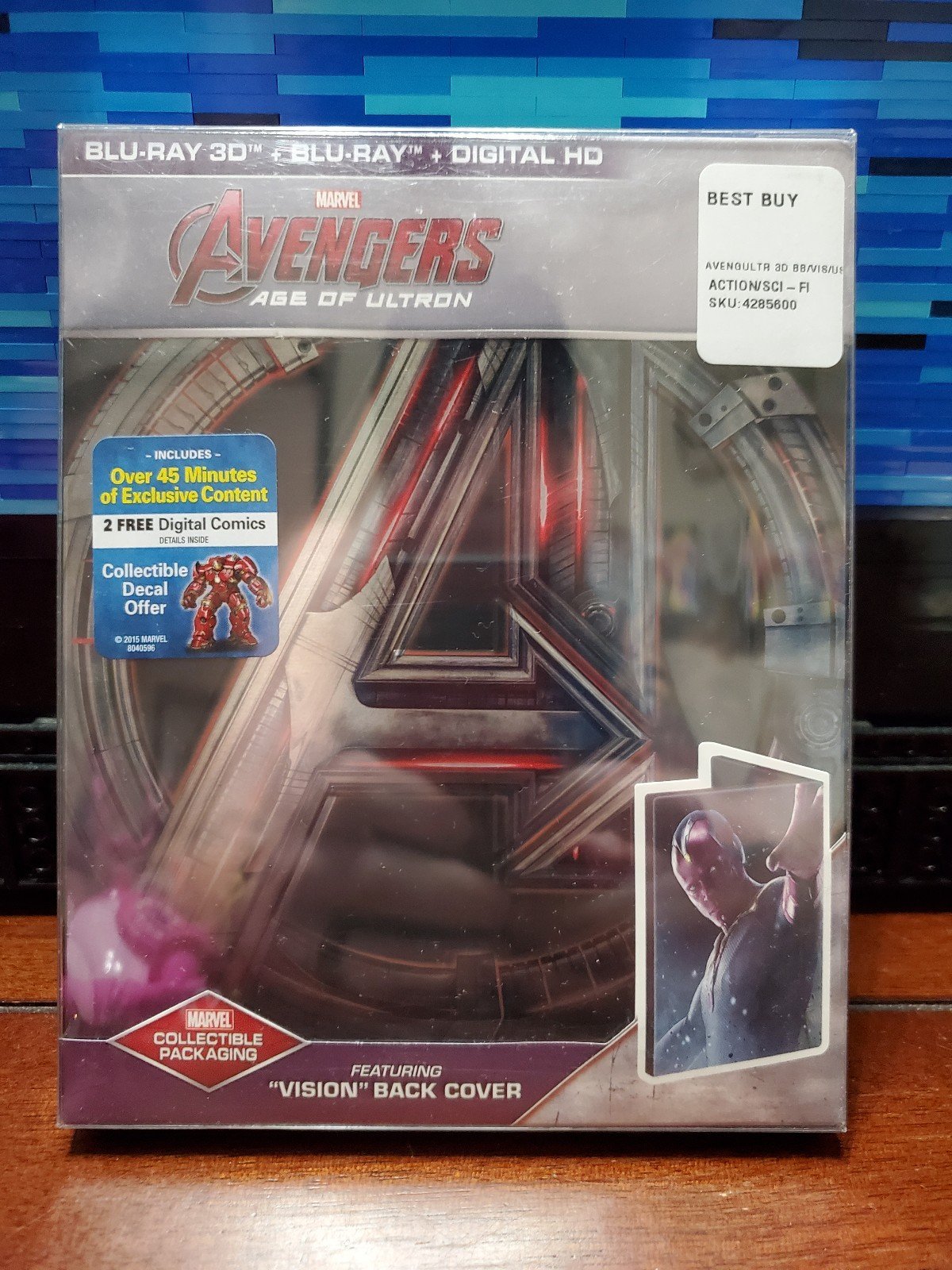 Avengers age of ultron steelbook 2 disc 3d