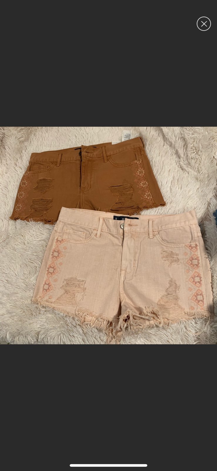 NWOT hollister sz 9 high waisted shorts