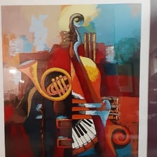 Symphony IV by Igor Kovalev framed