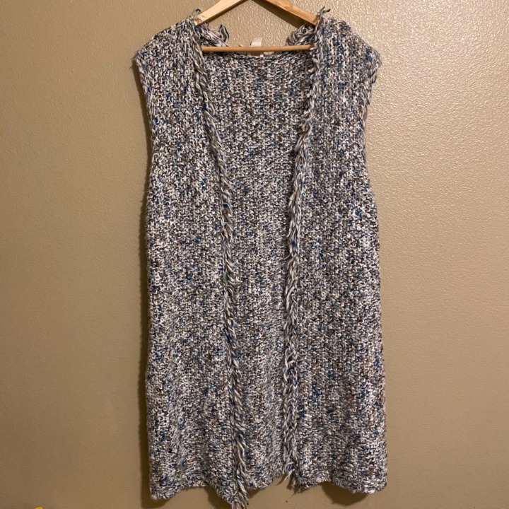 CHICO OVERSIZED SLEEVLES SHRUG CARDIGAN PONCHO