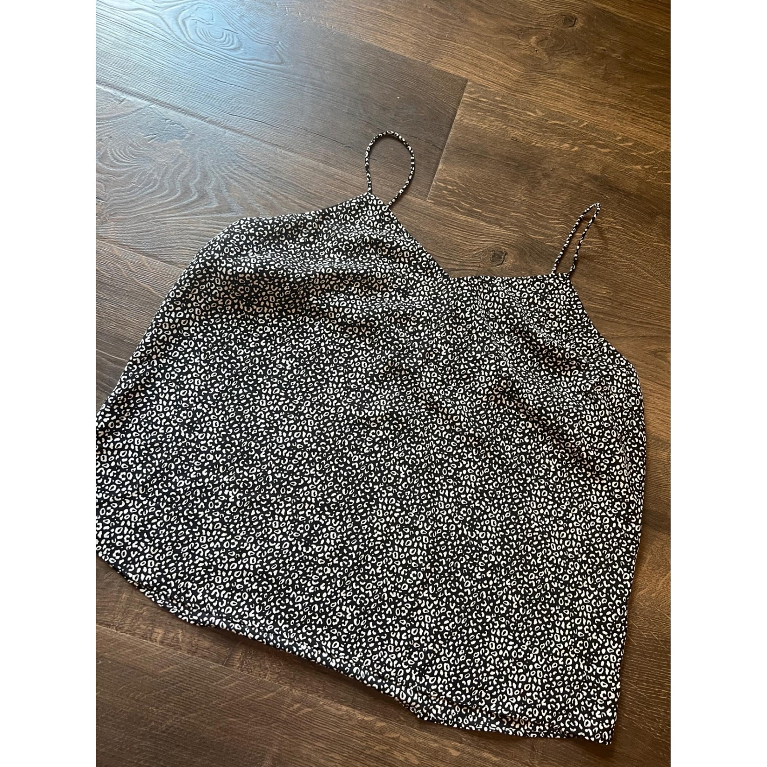 Nine West Cami Top Sleeveless Casual Blouse Animal Print XXL